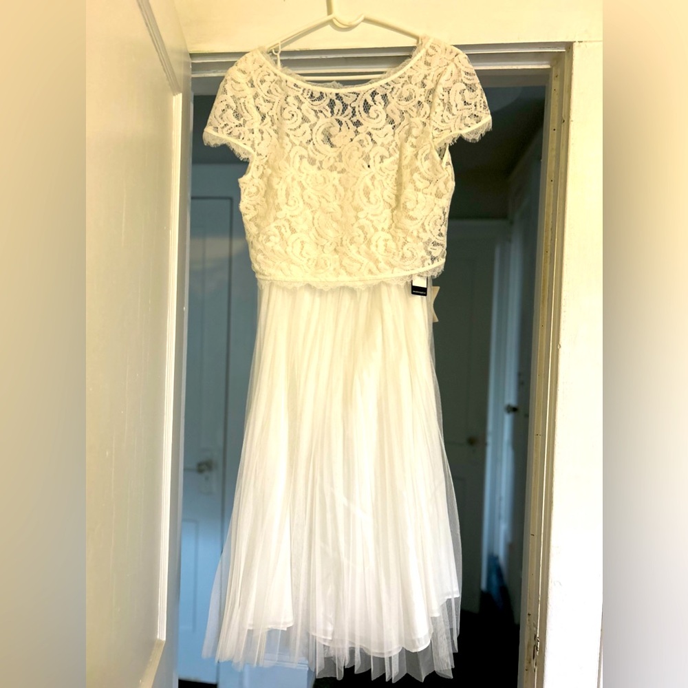 Size 12 Lace top and skirt